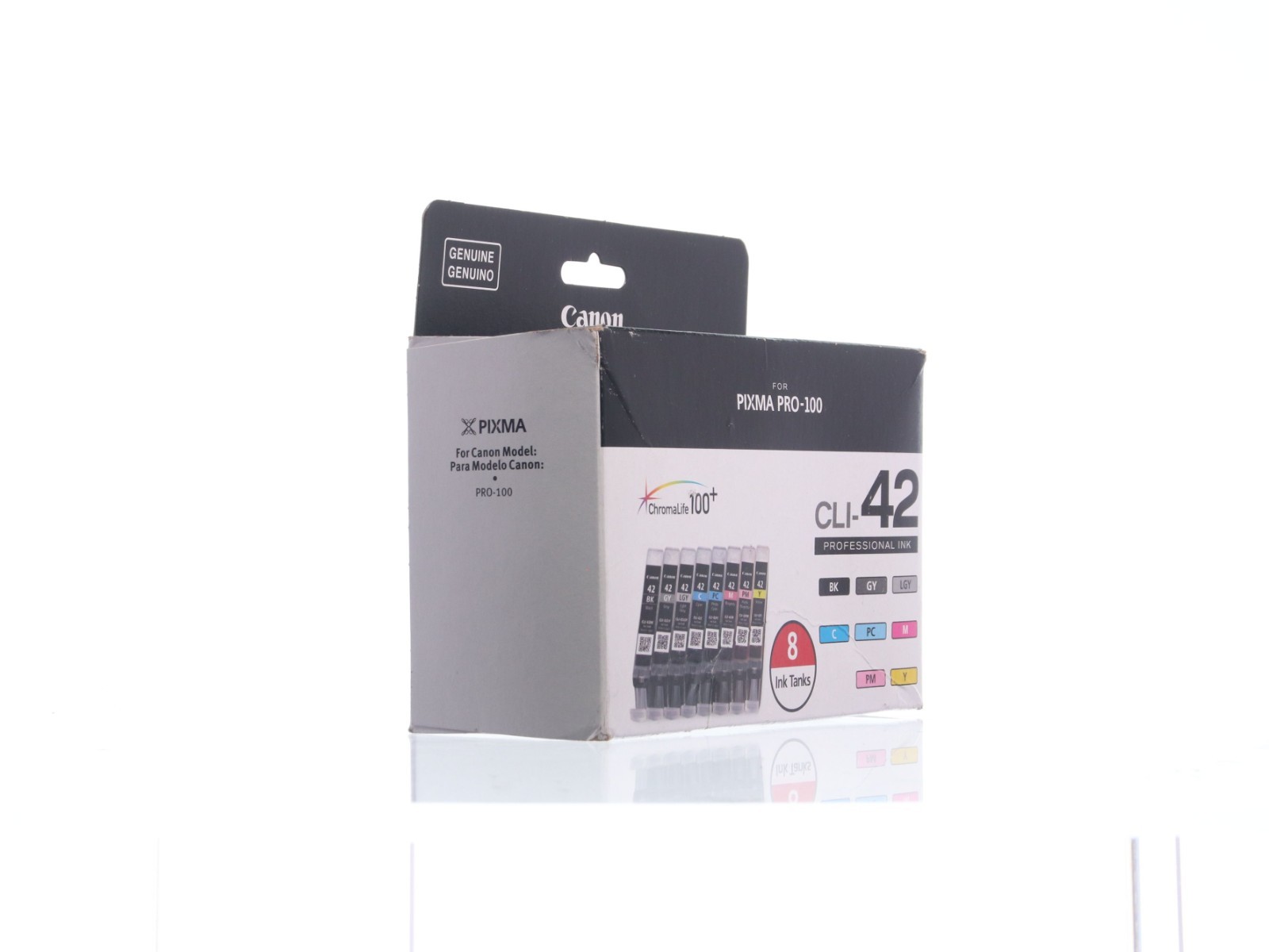 Genuine Canon CLI-42 (8 Colors BK, GY, LGY, C, PC, M, PM, Y) for PIXMA Pro-100 - Image 11