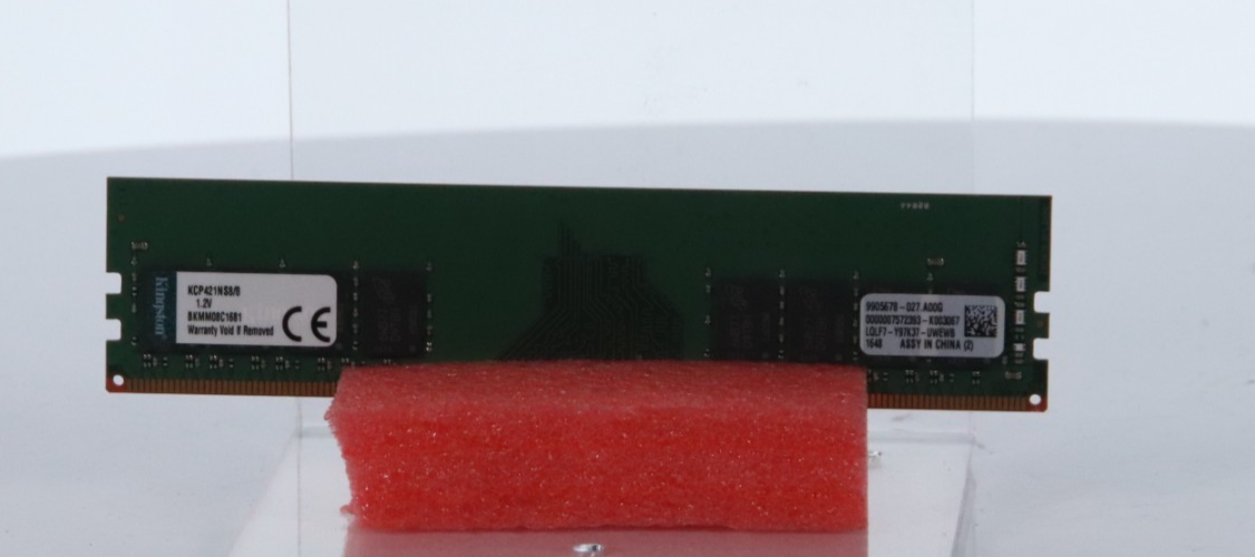 LOT OF 5 Kingston KCP421NS8/8 8GB DDR4 RAM Memory PC4-17000 DIMM 288-Pin Module
